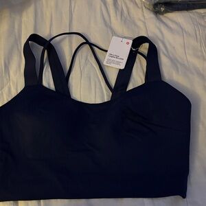 lululemon athletica Black Strappy Low-Impact Sports Bra